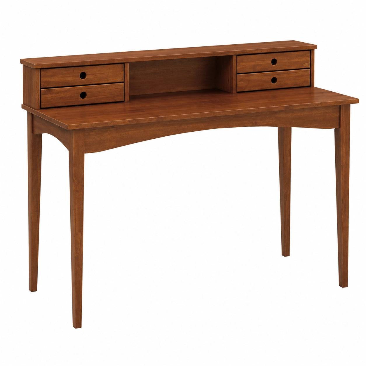 Bureau, avec tiroirs, coloris brun, pour l’espace de travail