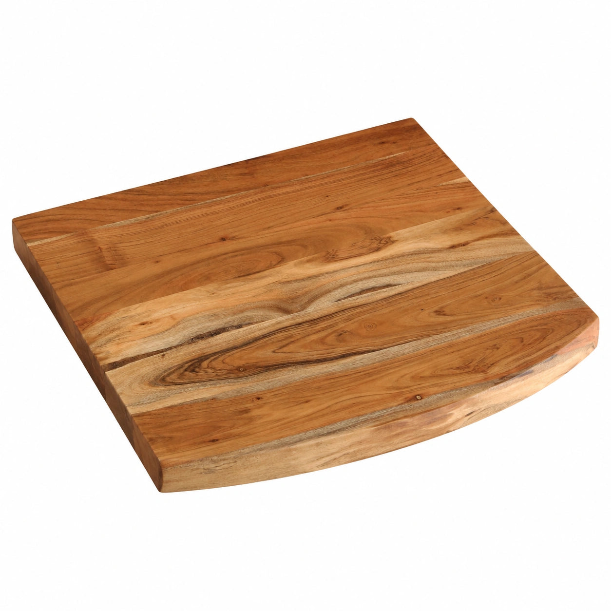 Bureau, en bois massif, 80 x 80 x 3,8 cm, pour l’espace de travail