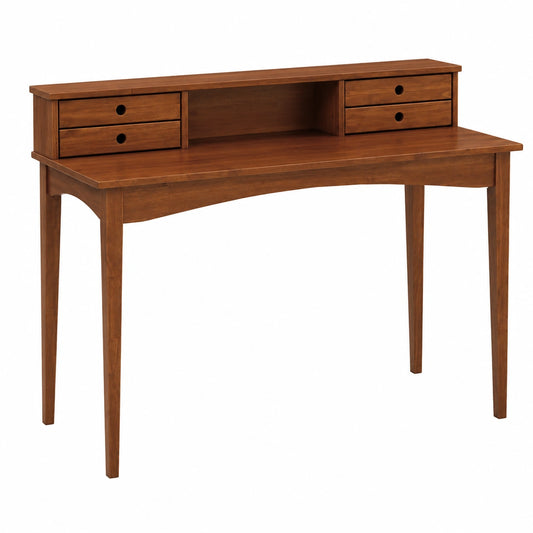 Bureau, avec tiroirs, coloris brun, pour l’espace de travail