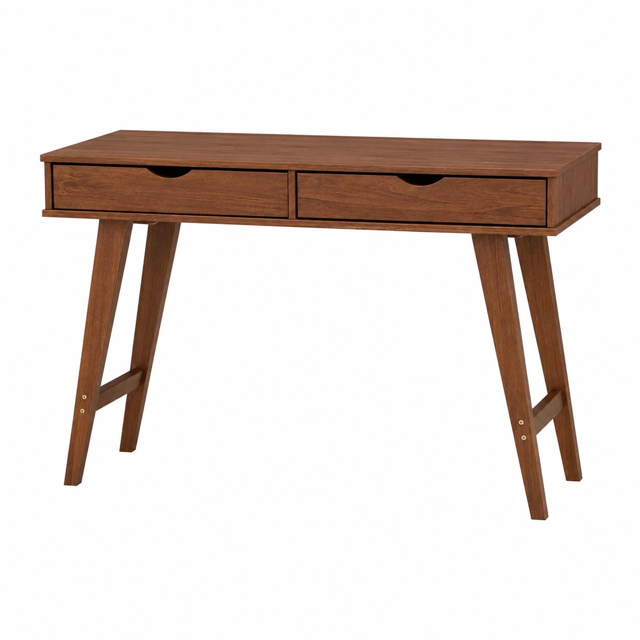 Bureau, avec rangement, avec tiroirs, coloris brun, pour l’espace de travail