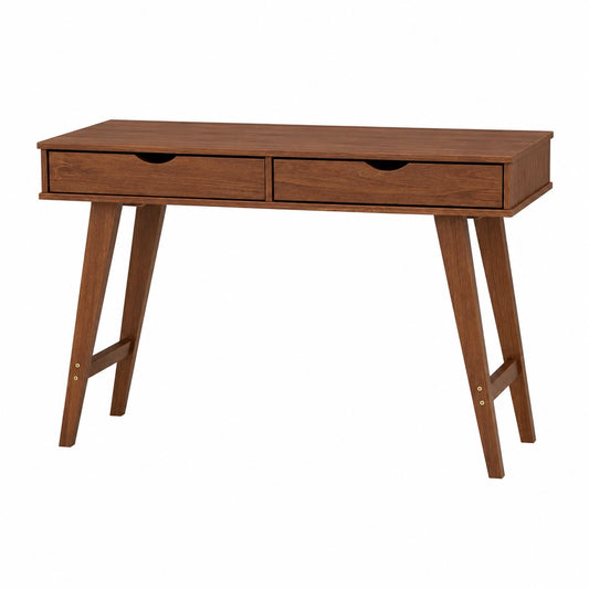 Bureau, avec rangement, avec tiroirs, coloris brun, pour l’espace de travail