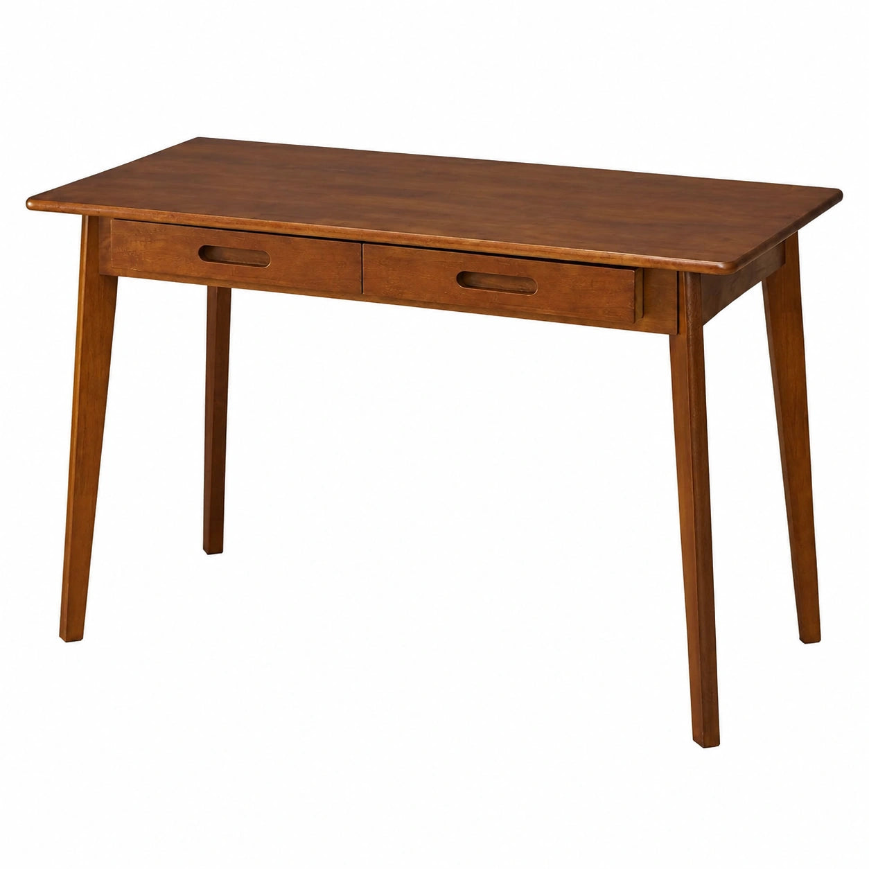 Bureau, en bois massif, avec tiroirs, coloris marron, pour l’espace de travail