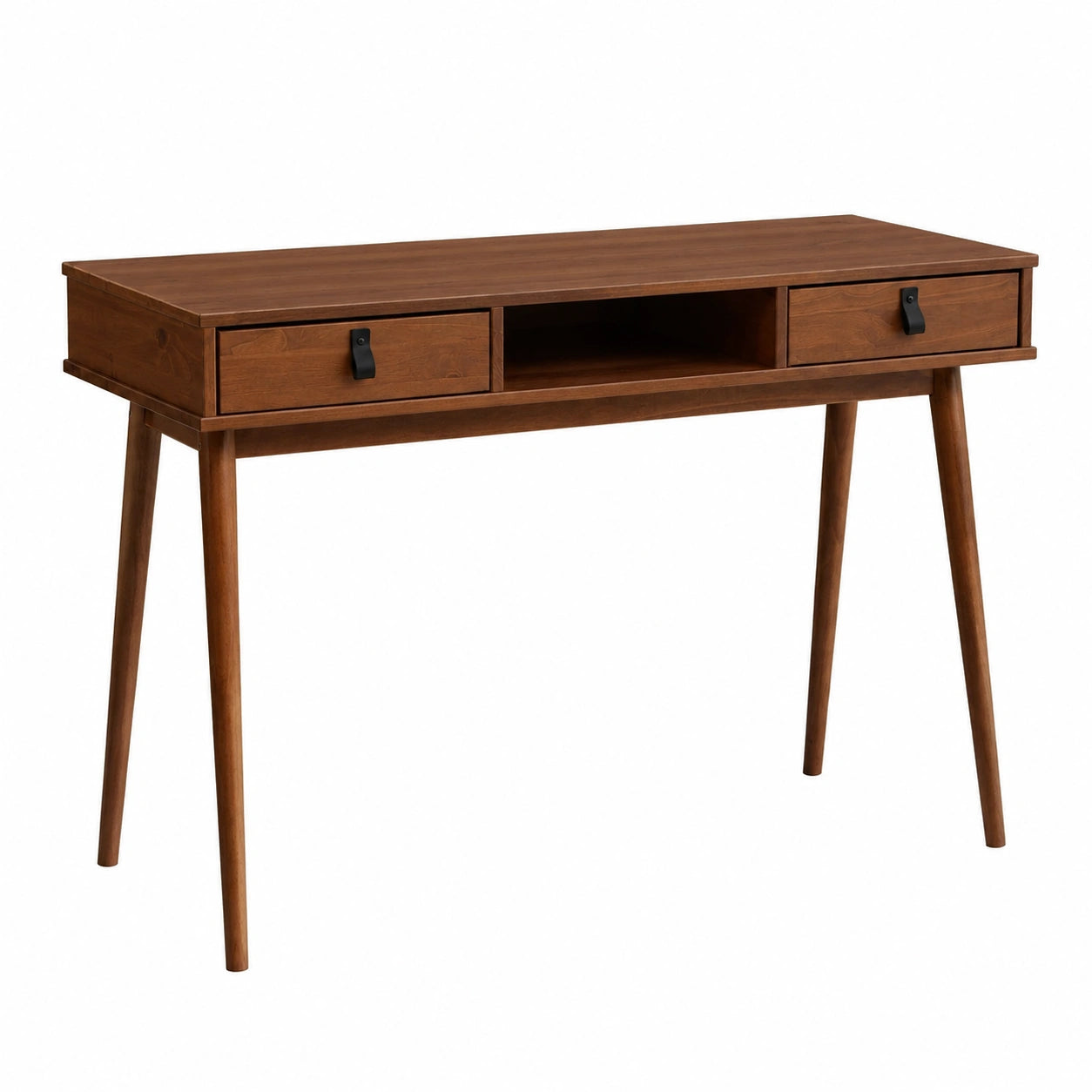 Bureau, avec tiroirs, coloris brun, pour l’espace de travail