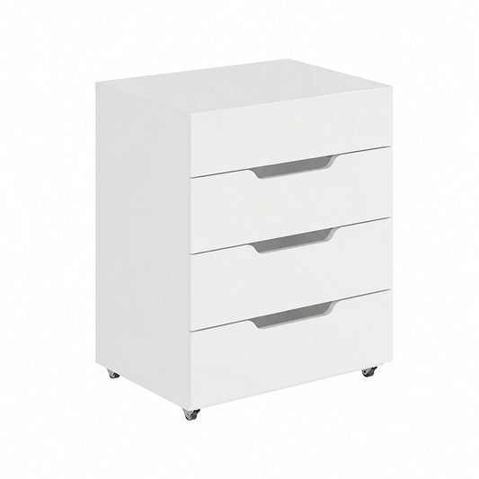 Bureau, pliable, avec tiroirs, coloris blanc, pour l’espace de travail